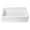 Alfi Brand White 33 inch Granite Composite Single Bowl Drop In Farm Sink with Accessories AB33FARM-W - alternate 3